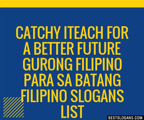 tagalog slogan examples|best slogan stile filipino.